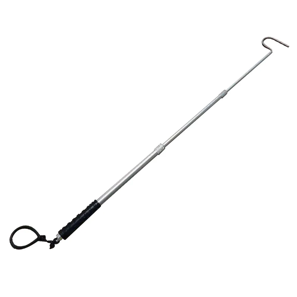 

Foldable Aluminum Aolly Serpent Stick Ophidian Tong Snake Catcher Hook, Silver