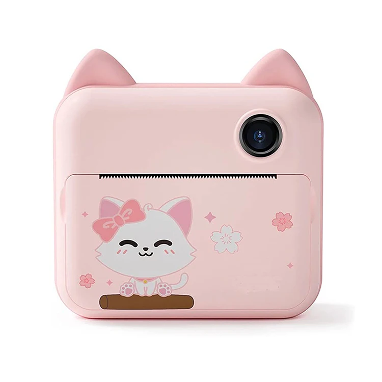 

Kids Camera 32GB Children Instant Camera Photo Printer Pink