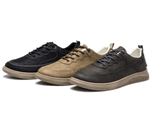 

Factory Sale Cheap waterproof pu Anti-slip custom mens sneakers men running sports shoes, 2 colors