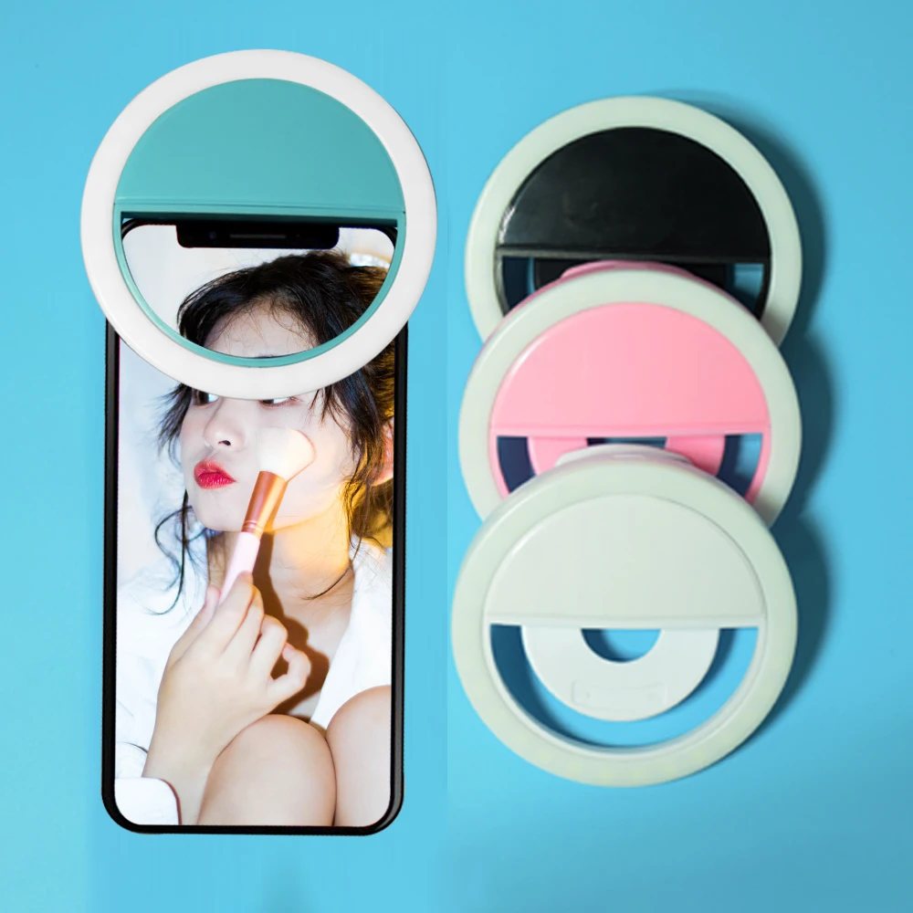 

Promotional phone light NeonGlo Led Ring Live Beauty Filling Lamp Selfie Fill Light For Mobile Phone