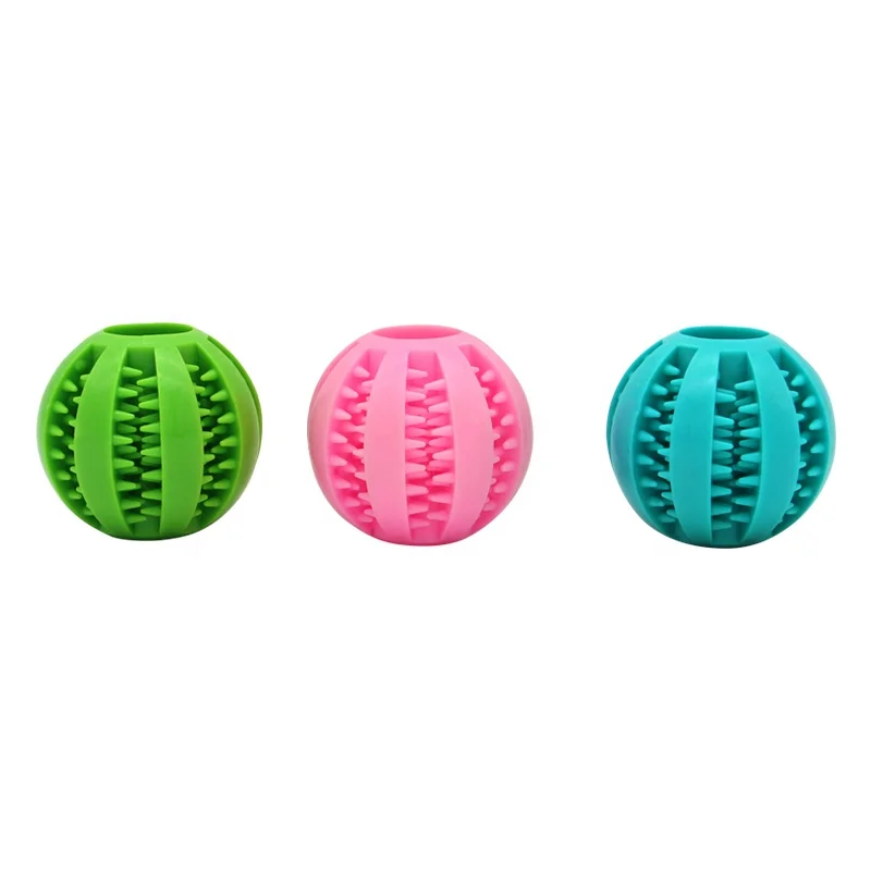 
Factory Wholesale Rubber Non-Toxic Dog Tooth Chew Toy Interactive Dog Food Treat Dispensing Chew Toy Ball 