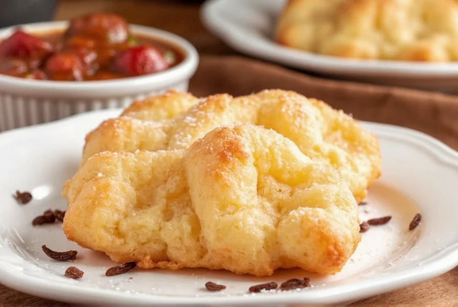 Plate of warm sopapillas drizzled with honey