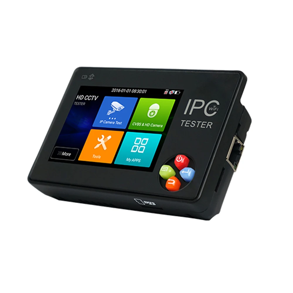 

IPC-1600ADH Plus CCTV tester for IP cameras and AHD/CVI/TVI/CVBS analog cctv cameras testingcable test with LAN and wifi