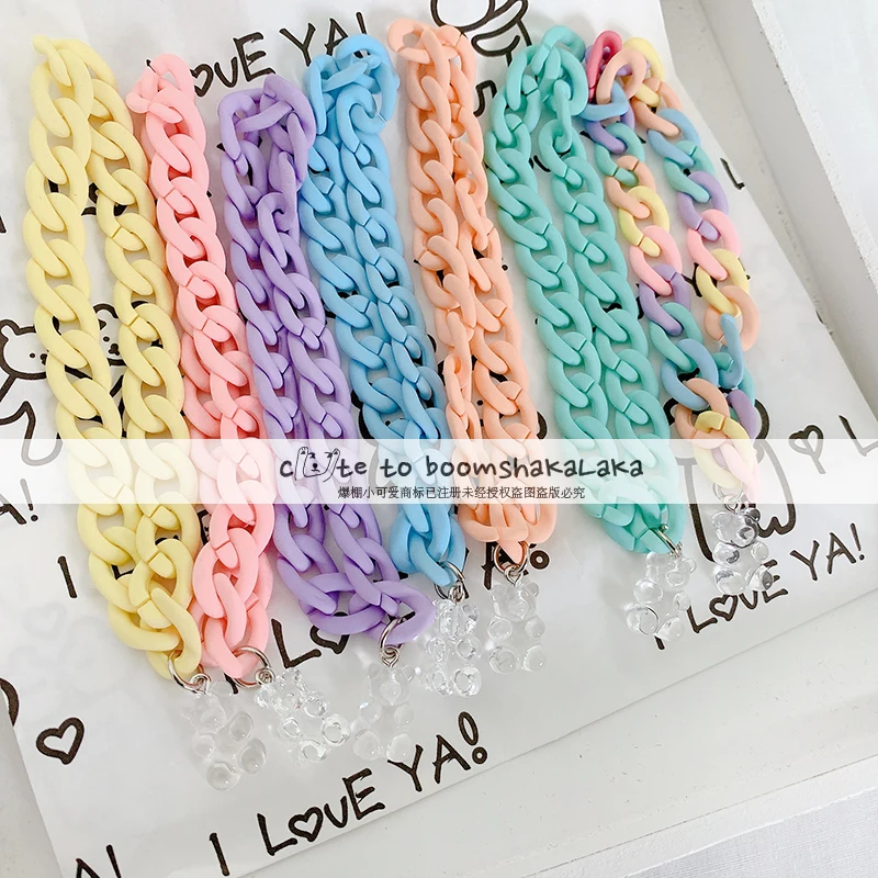 

Pet accessories dog necklace summer acrylic ins colorful dog cat necklace pet chain, As pictures
