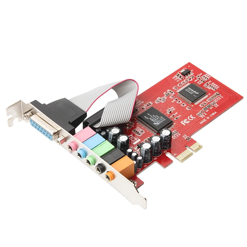 

CMI 8738 6 CHANNEL PCI EXPRESS 5.1 CH sound card Audio With game port