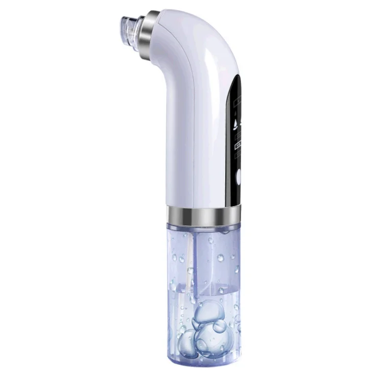 

Nose Pore Cleaner Small Bubble Blackhead Remover Vacuum with Water, White