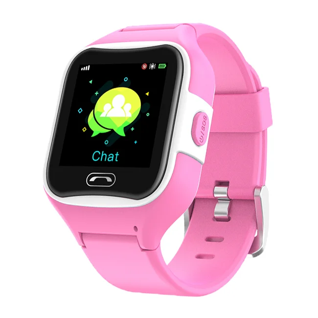 

2020 Children smartwatch Digital Cartoon Watch Phone SOS waterproof Tracking GPS Kids smart watch