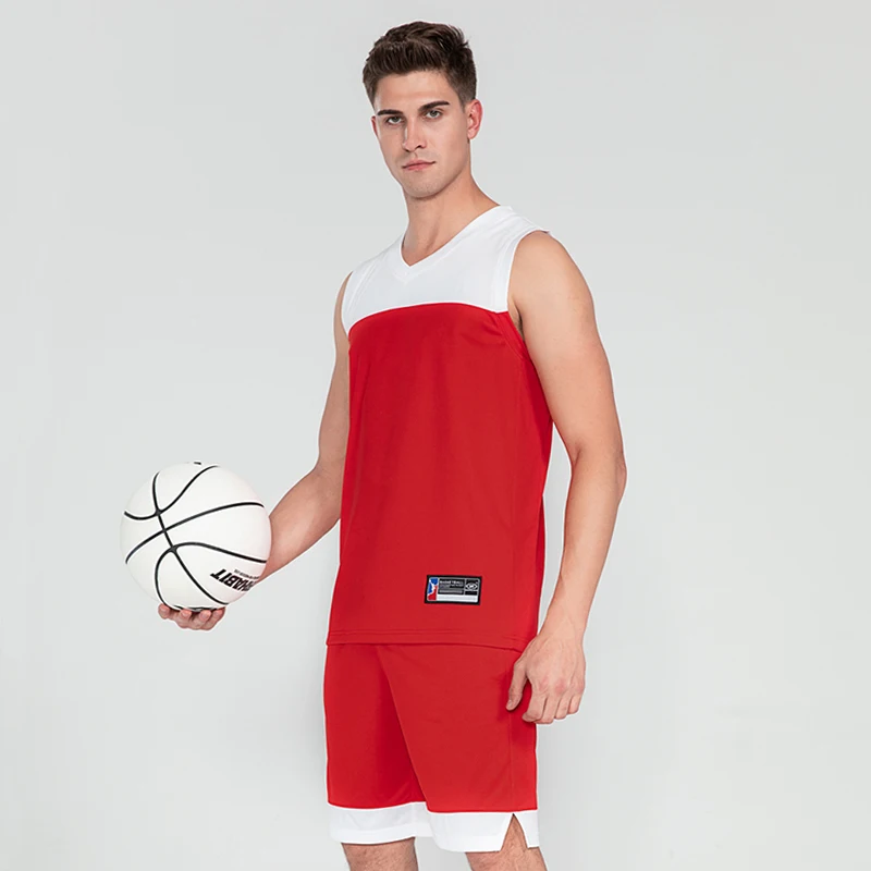 

Wholesale Men Personalized Youth Reversible Basketball Uniforms Set