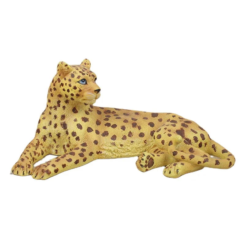 

Cheetah sculpture desktop decoration home decoration resin crafts