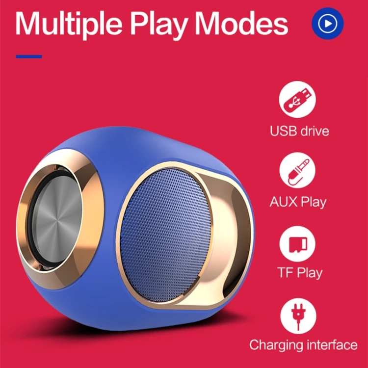 TWS portable blue tooth wireless speaker waterproof dust-proof bass stereo - ANKUX.COM