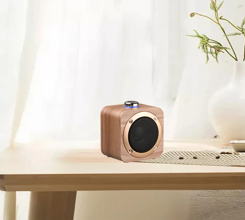 woodulisten Wooden Wireless Mini Bluetooth Speakers Beautiful Natural Sound Use 1 Pair 2 True Stereo TWS Branch Design - ANKUX.COM
