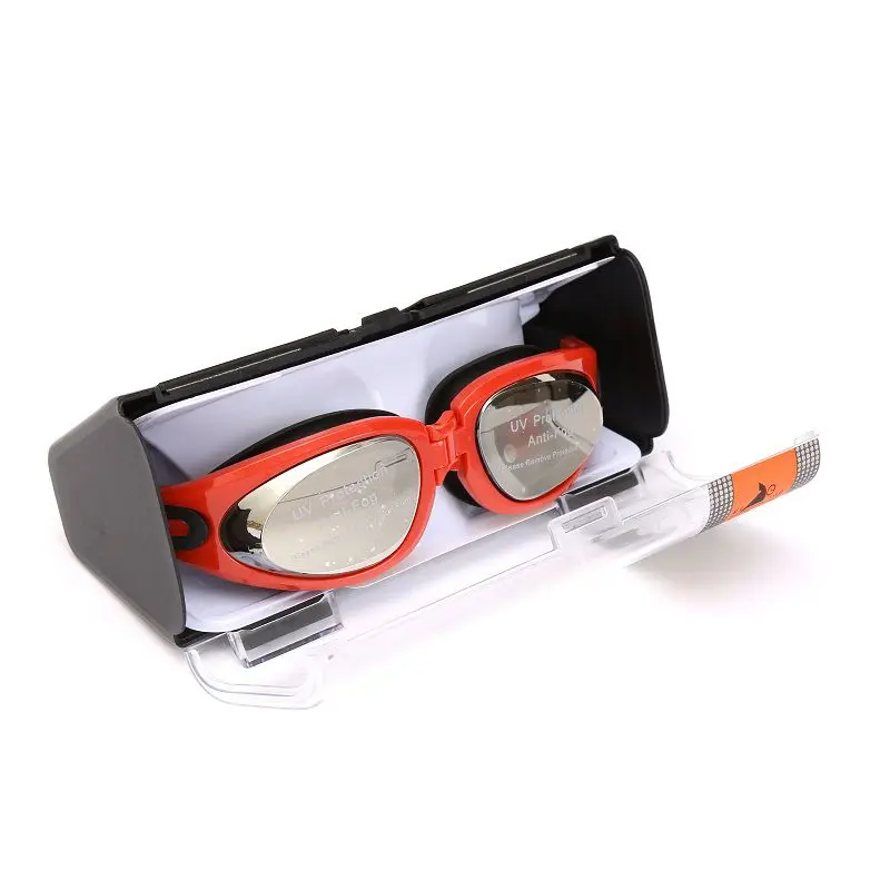 

custom mirror pouch shortsighted prescription swim googles for swimming