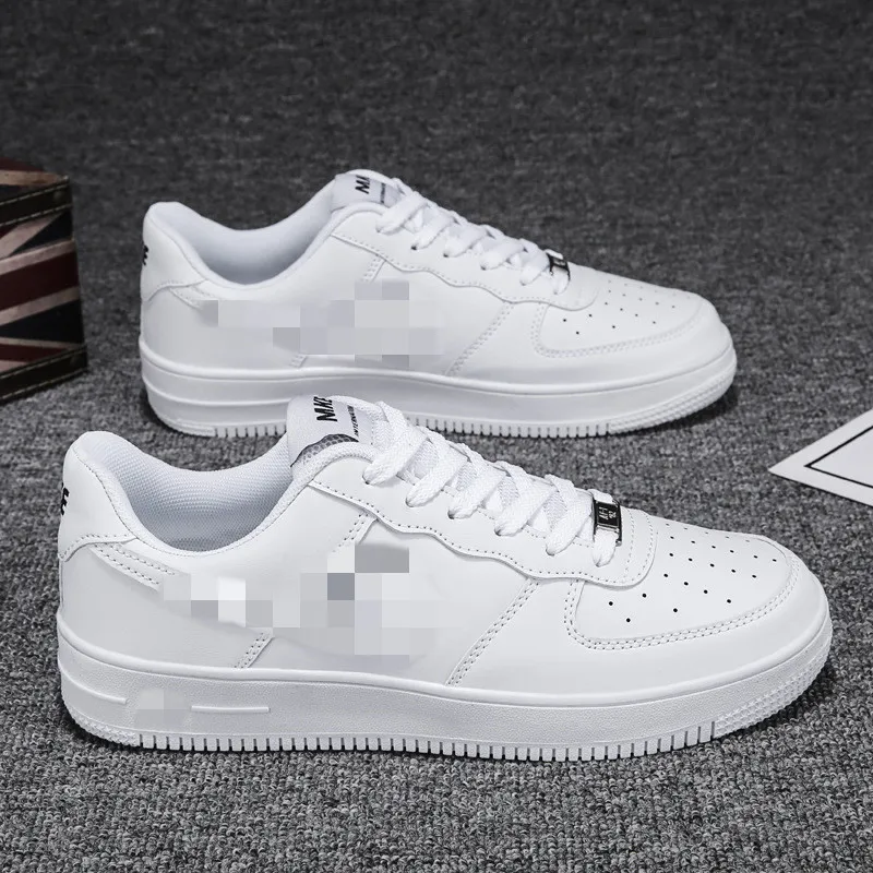 

Wholesale Shoes Stock Own Brand Size 39-45 White Fashion Sneakers Casual Trainers Walking Style Shoes for Men