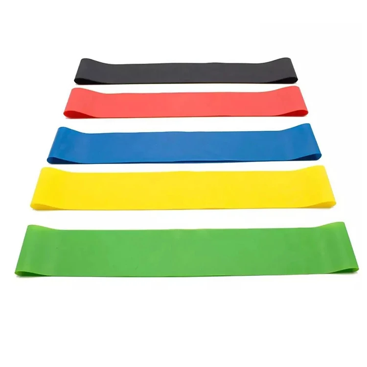 

Best-Selling-Products Fitness Bands Gym Loop Bands Set For Yoga Custom Printed Resistance Bands, Yellow,red,blue, green, black