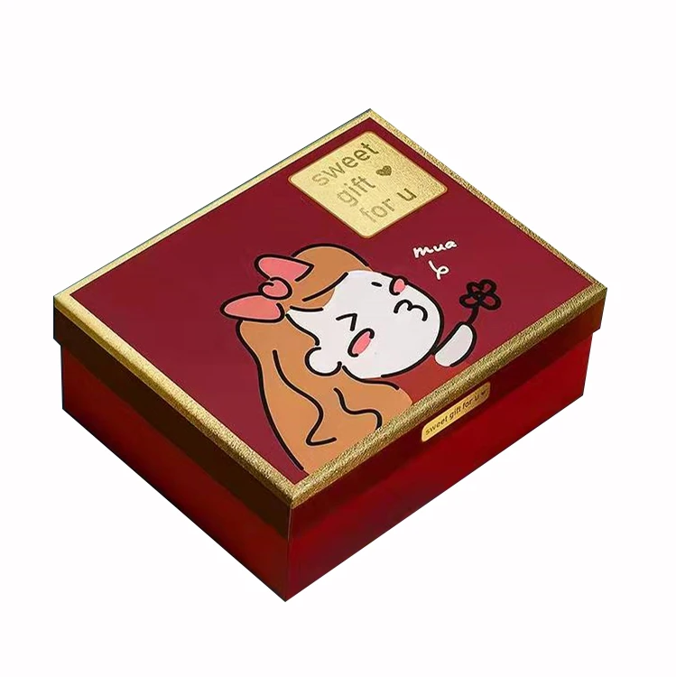 

Exquisite Gift Box Rose Flower Wedding Valentine's Day Jewelry Packaging Gift Boxes
