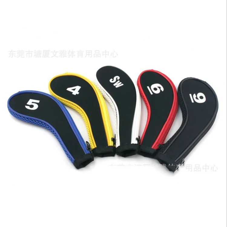 

Amazon hot sale nice price Factory Cheap Price High quality Crystal PU Leather golf iron cover