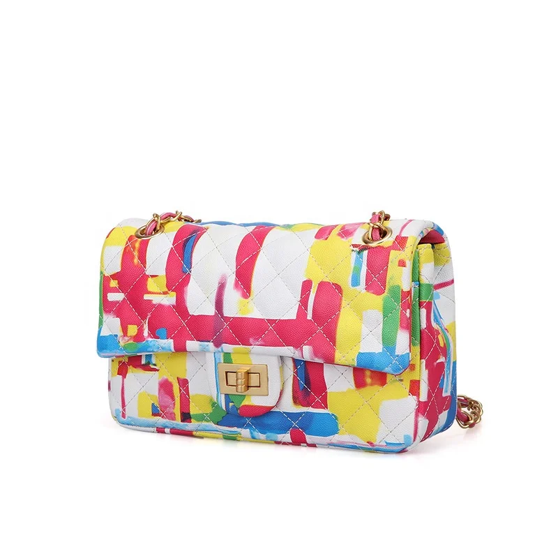 

2020 New Fashion Graffiti Cross Body Bag For Women, Colorful