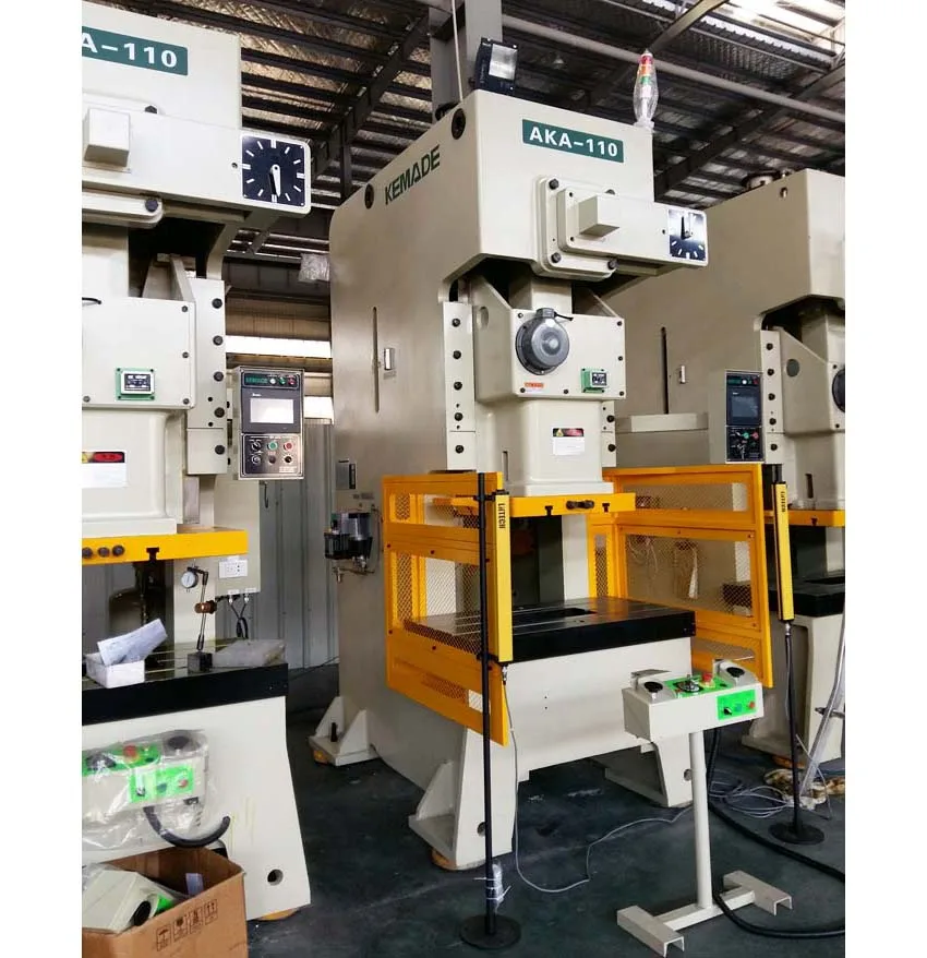 
100 ton 110 ton 125 ton 160 ton 200 ton Punch Press C frame Single Crank Eccentric Mechanical Power Press Machine 