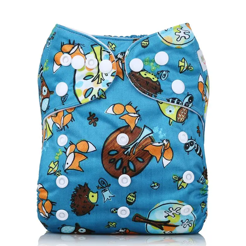 

Flushable Pul waterproof reusable adjustable Cloth diaper for baby, Pure color or printed or customized