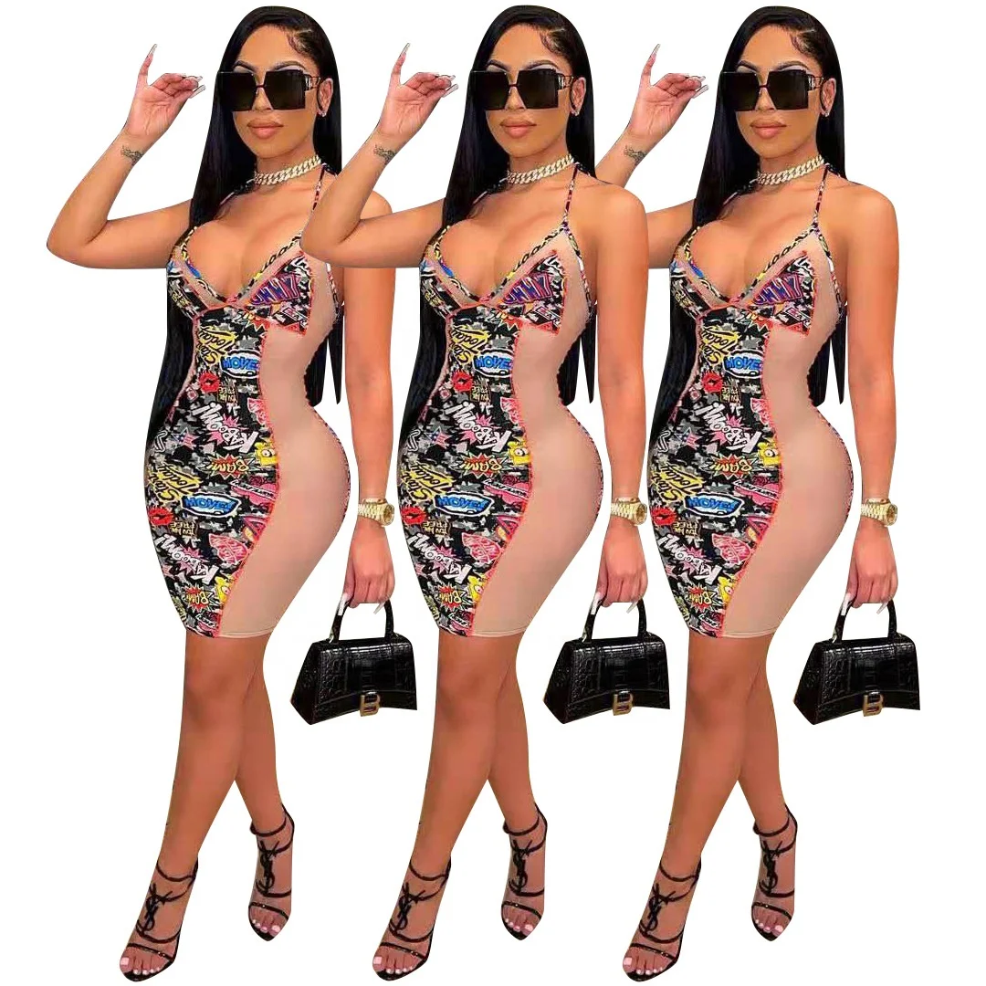 

Wholesale Women Clothes 2021 Sexy Dresses Women Ladies Casual Dress, Shown