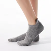 

factory custom organic cotton antiskid yoga socks ballet style professional fitness crew grip sports football dance socks