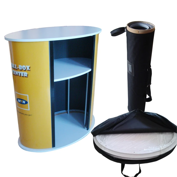 Folded Advertising Display Promotion Counter For Exhibition Buy