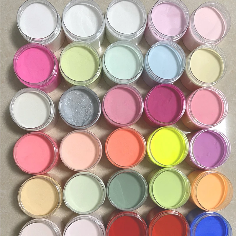 

Nail art wholesale Nude series nail acrylic powder High quality powder, 25 colors, or customized colors