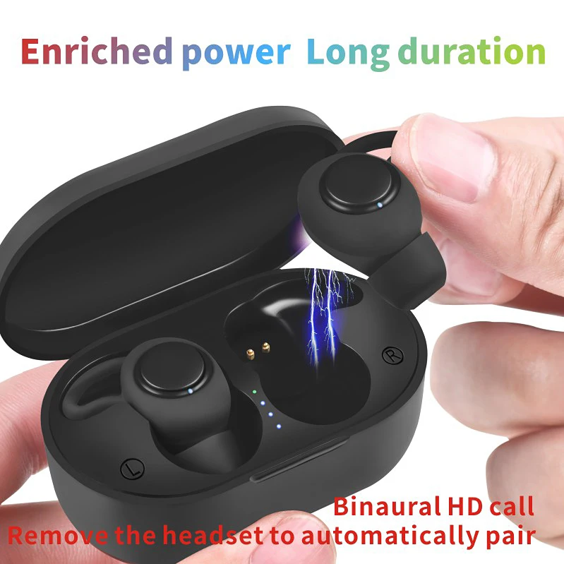 OEM ODM In-ear mini earphones bluetooth wireless earbuds TWS A13 with IPX5 level waterproof function - ANKUX.COM