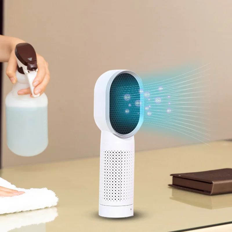 
True HEPA Air Purifier Filter Ionizer Ion Filter Odor Smoke Dust Air Cleaner for Smokers Allergies Eliminator 