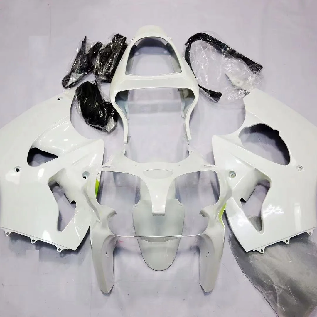 

2021 WHSC Motorcycle ABS Plastic Fairing BodyWork Kit For KAWASAKI 6R 2000 white, Pictures shown