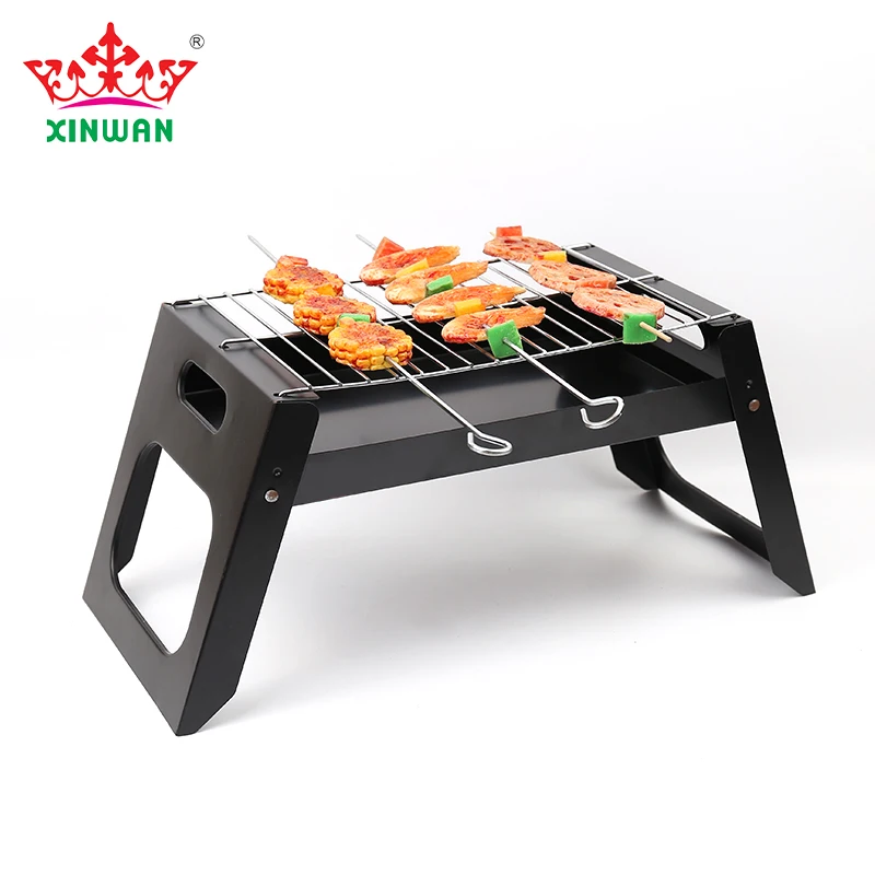 

Folding Mini BBQ Grill Table Portable Grill Portable bbq Charcoal BBQ Grills, Black