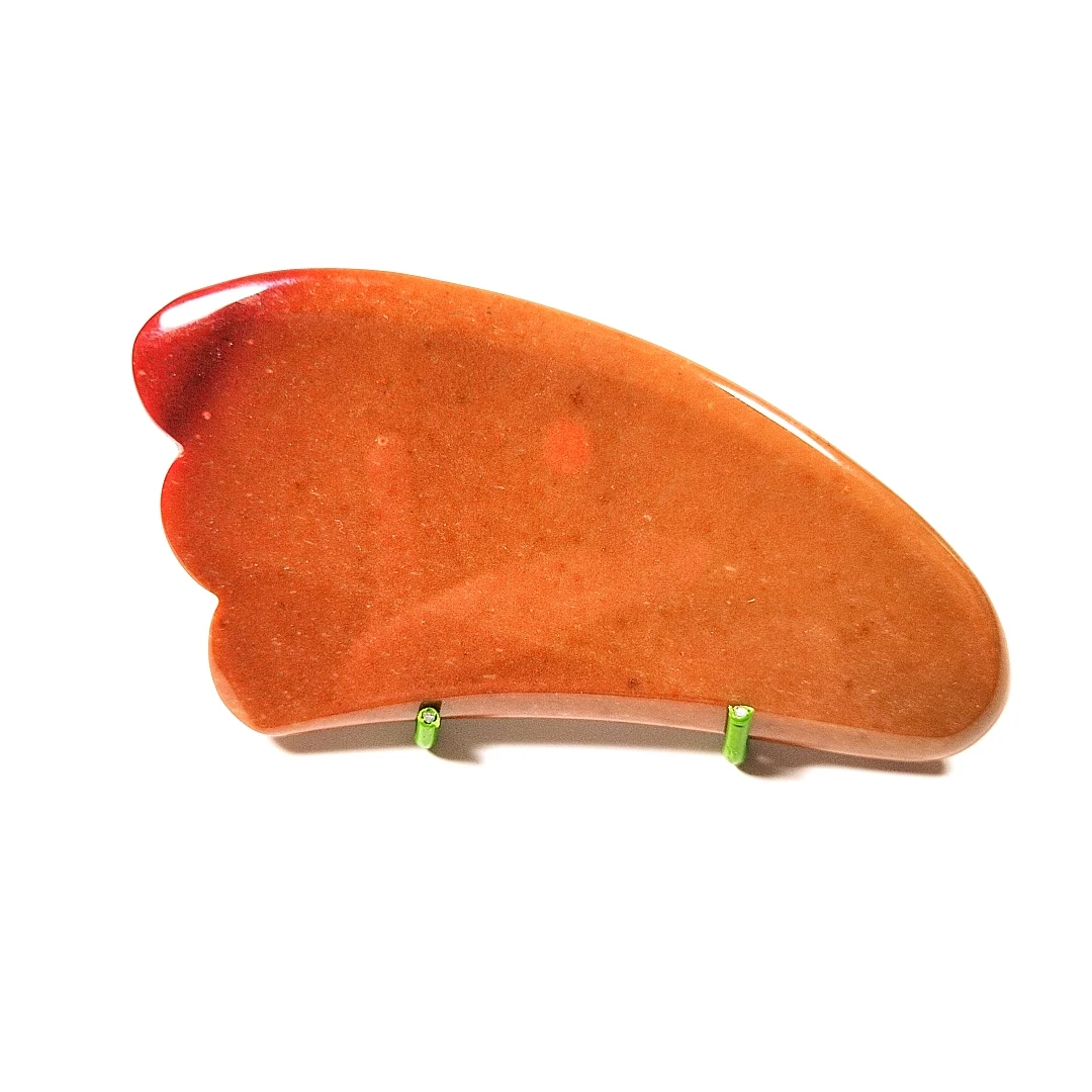 

Best seller Natural mookaite jasper stone Jasper Jade Gua Sha Board claw Body Facial Scraping Massage Tools