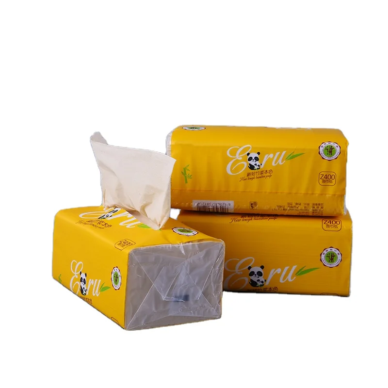 

Free Sample Customized 3 Ply Virgin Bamboo Pulp Baby Soft Factory Price Facial Tissue Paper, White or nature
