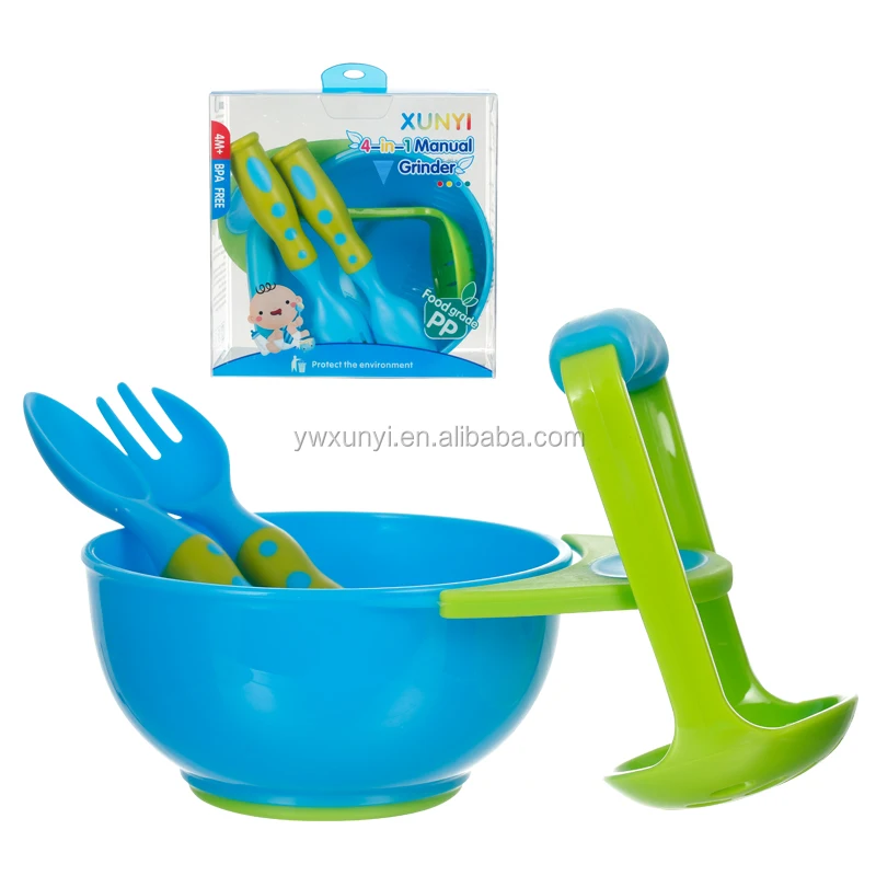Plastic Baby Grinding Bowl Food Making Homemade Baby Food,Baby Food