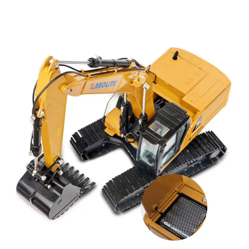 

Huina KABOLITE K336 simulation hydraulic 1/16 rc excavator model 22-channel all-alloy excavator toy