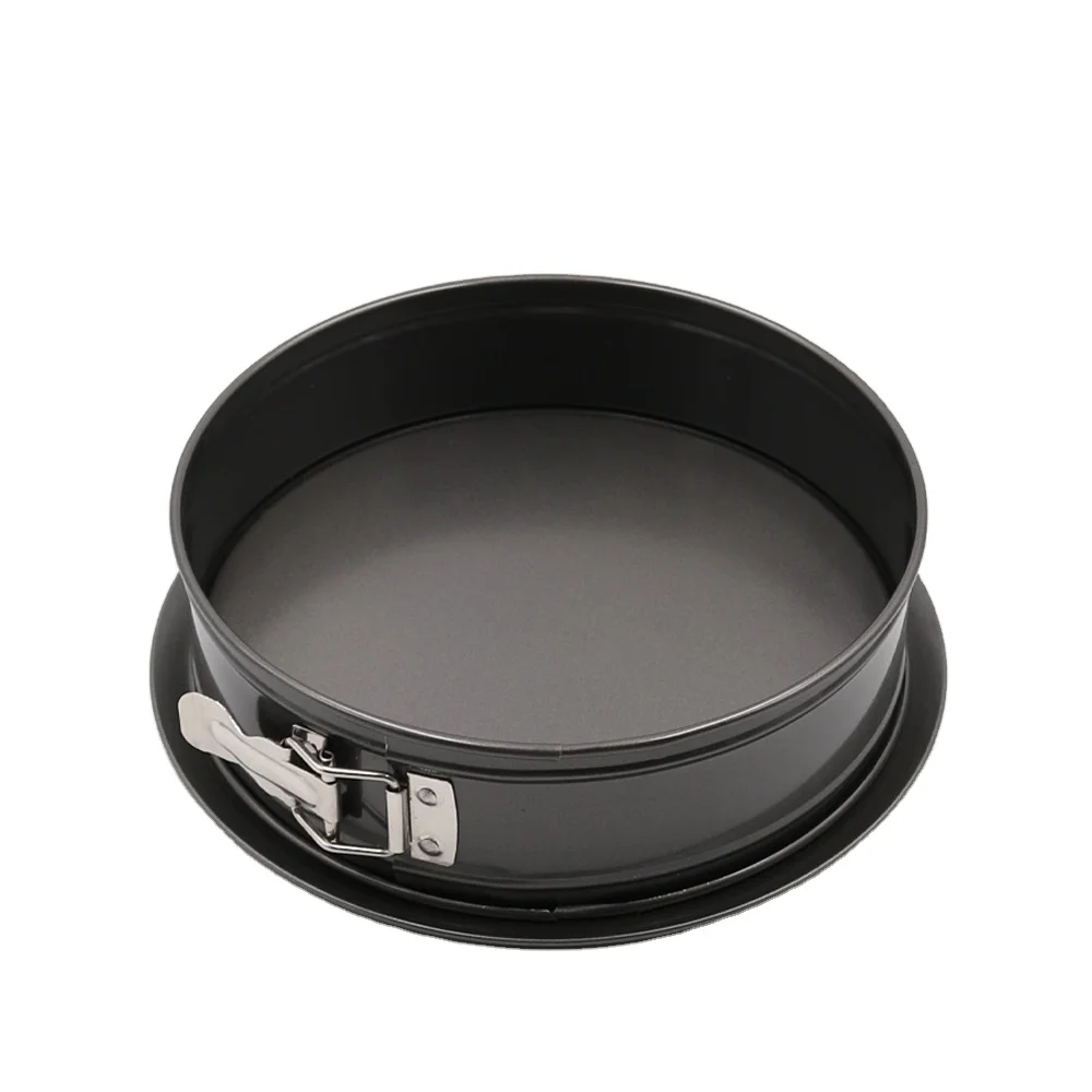 

Nordic Non-stick Round Leakproof Springform Cake Pan with Removable Bottom, Black or gray