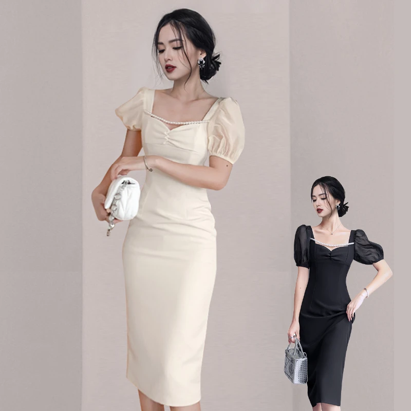 

Candice Factory high quality Vintage Draped long romantic translucent sexy elegant evening party dress