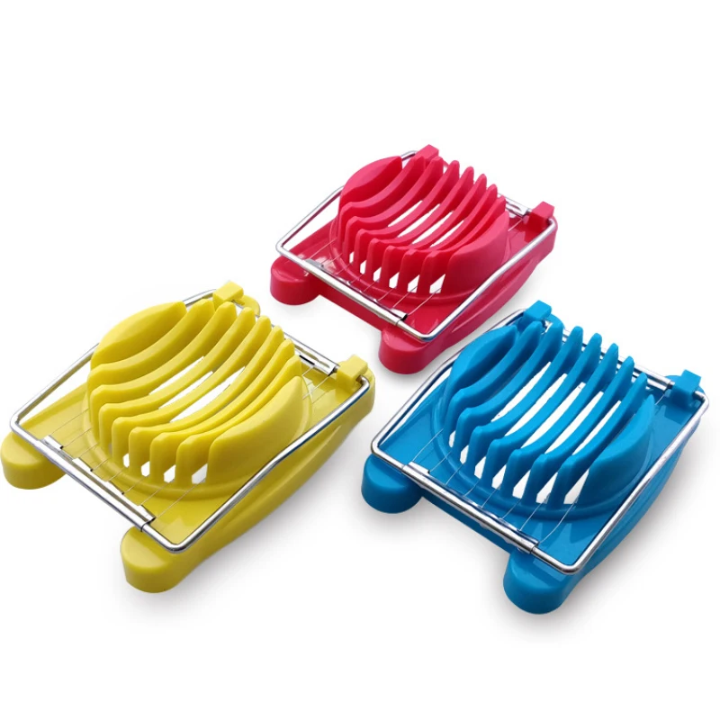 

Multifunctional Eggs Splitter Cutter Kitchen Tools 3 Colors 1Pcs Rvs Cutter Cutter Mold High Quality, As photo