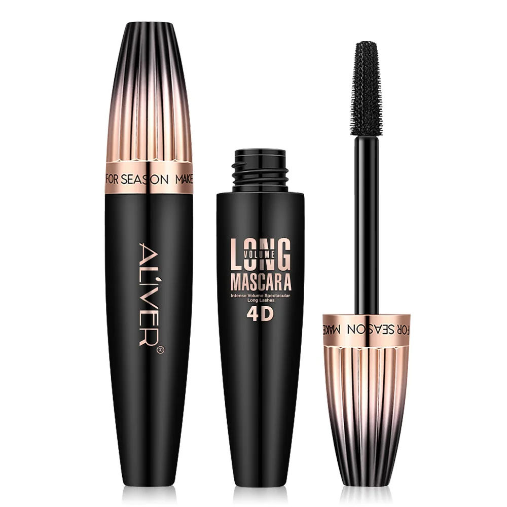 

OEM Private Label Waterproof 4D Fiber Eyelash Mascara Lengthening Long Lasting Black Mascara For Professional Makeup