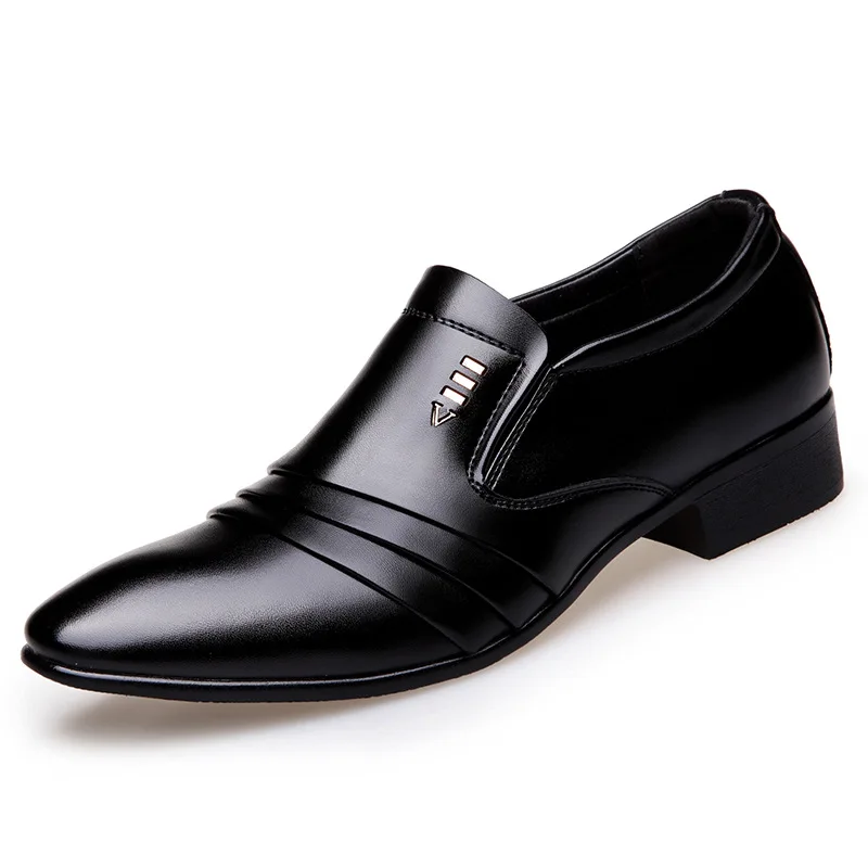 

Men's Comfort Shoes Leather Fall & Winter Loafers & Slip-Ons Black