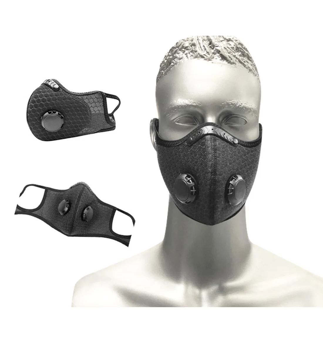 

2020 Black Filter Face Mask Anti Dust Can Be Washable Mask For Men