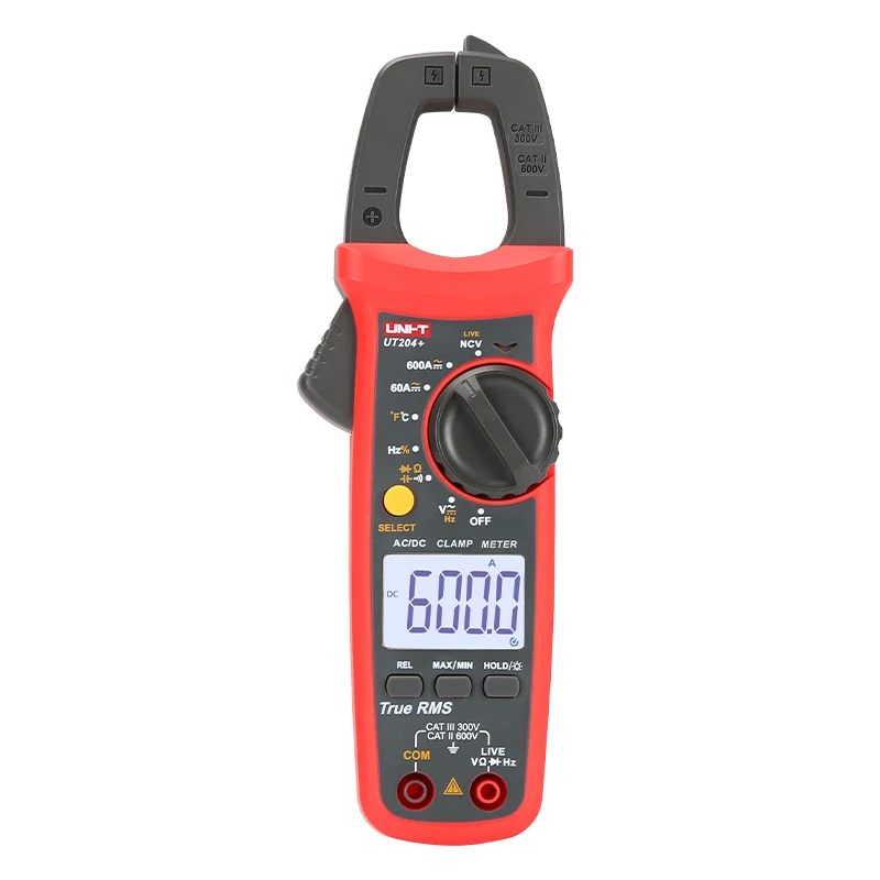 

UNI-T Clamp Meter UT204 Plus Digital Tester Professional Voltmeter Pliers Ammeter Electric Multitester UT204+