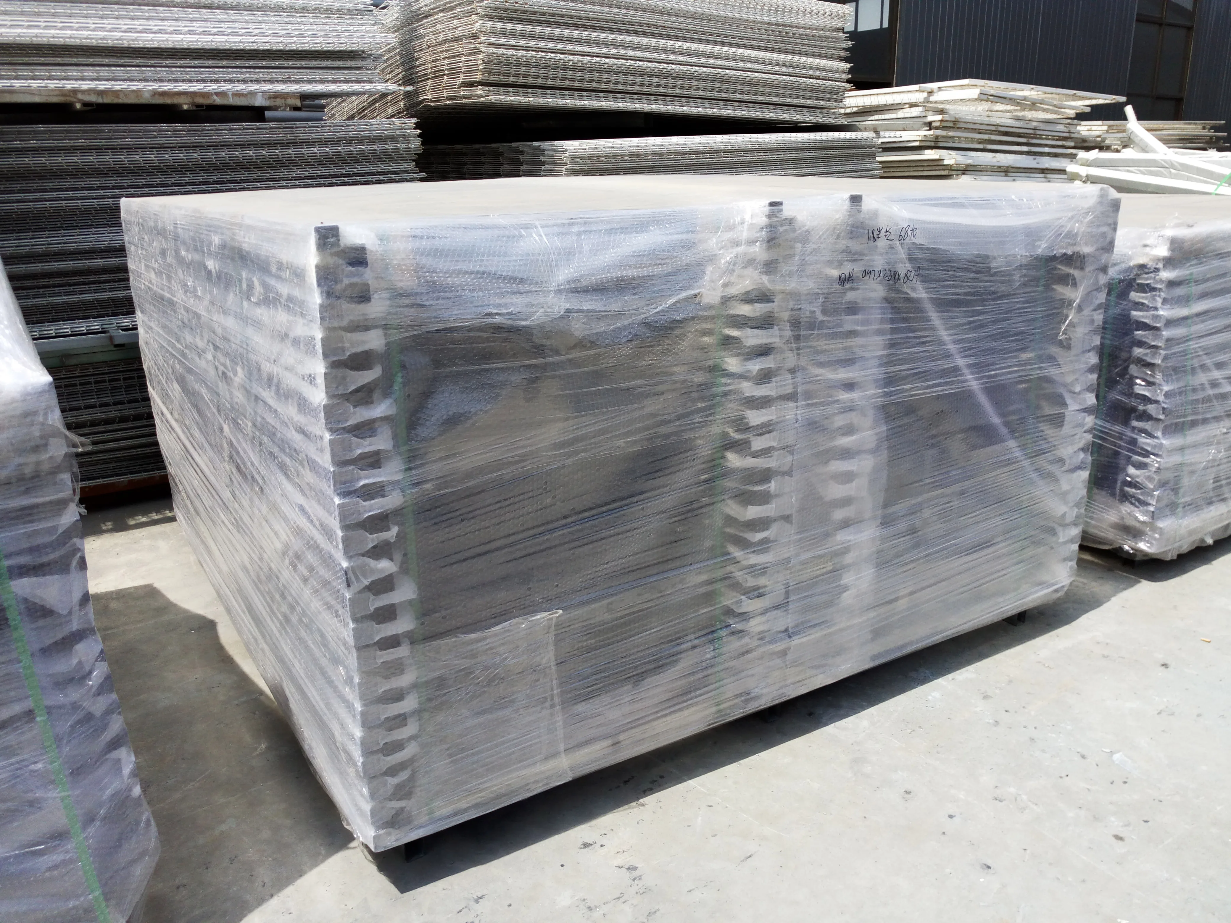 65mm tube black garrison garden fence panels