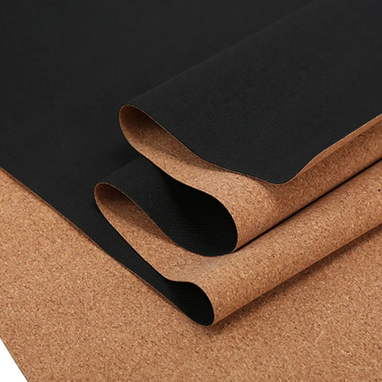 

Wholesale Biodegradable 5mm Custom Printed Organic Eco Friendly Natural Rubber Cork Yoga Mat, Customized color