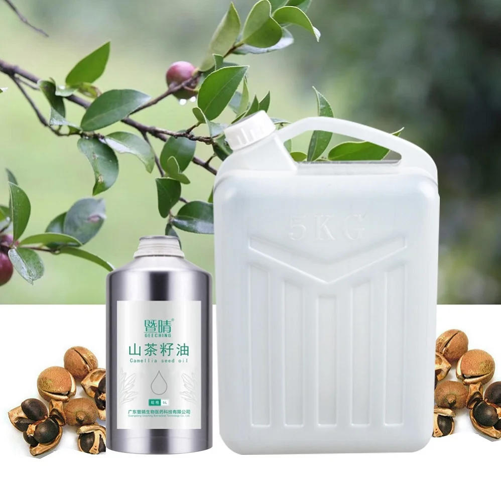 
Wholesale high quality pure natural cold pressed camellia seed carrier oil 