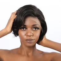 

Short Wig 100% Human Hair Wigs For Black Woman