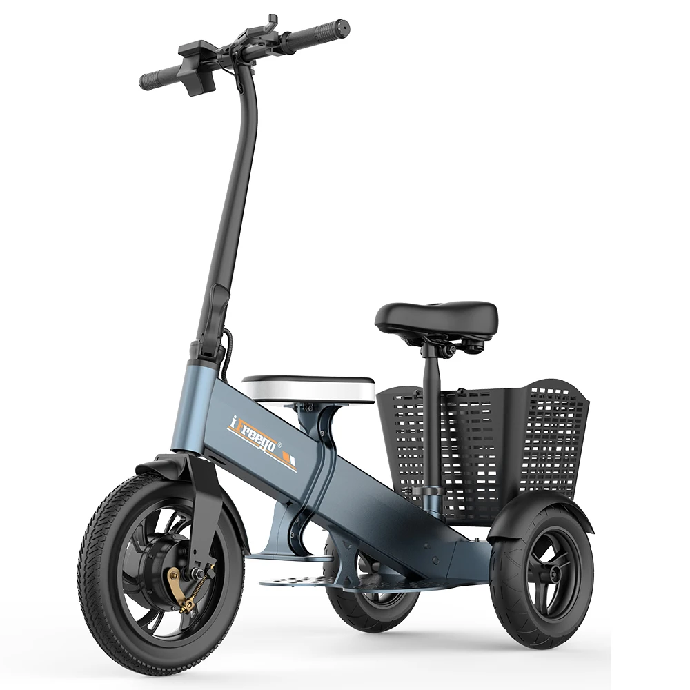 

E scooter kick stand with lights 3 wheel motor scooter cheap electric scooter