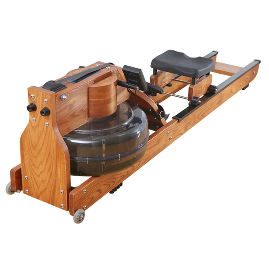 

Commercial Home GYM fitness equipment wooden Rower boater water Rowing Machine