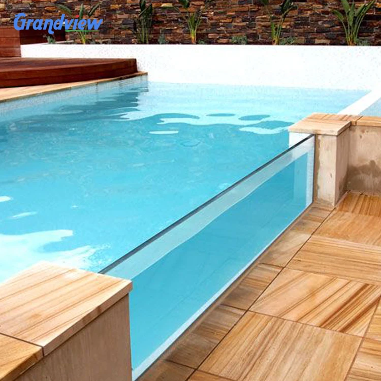 

High surface hardness big size thick Plexiglass cast acrylic panel for swimming pool