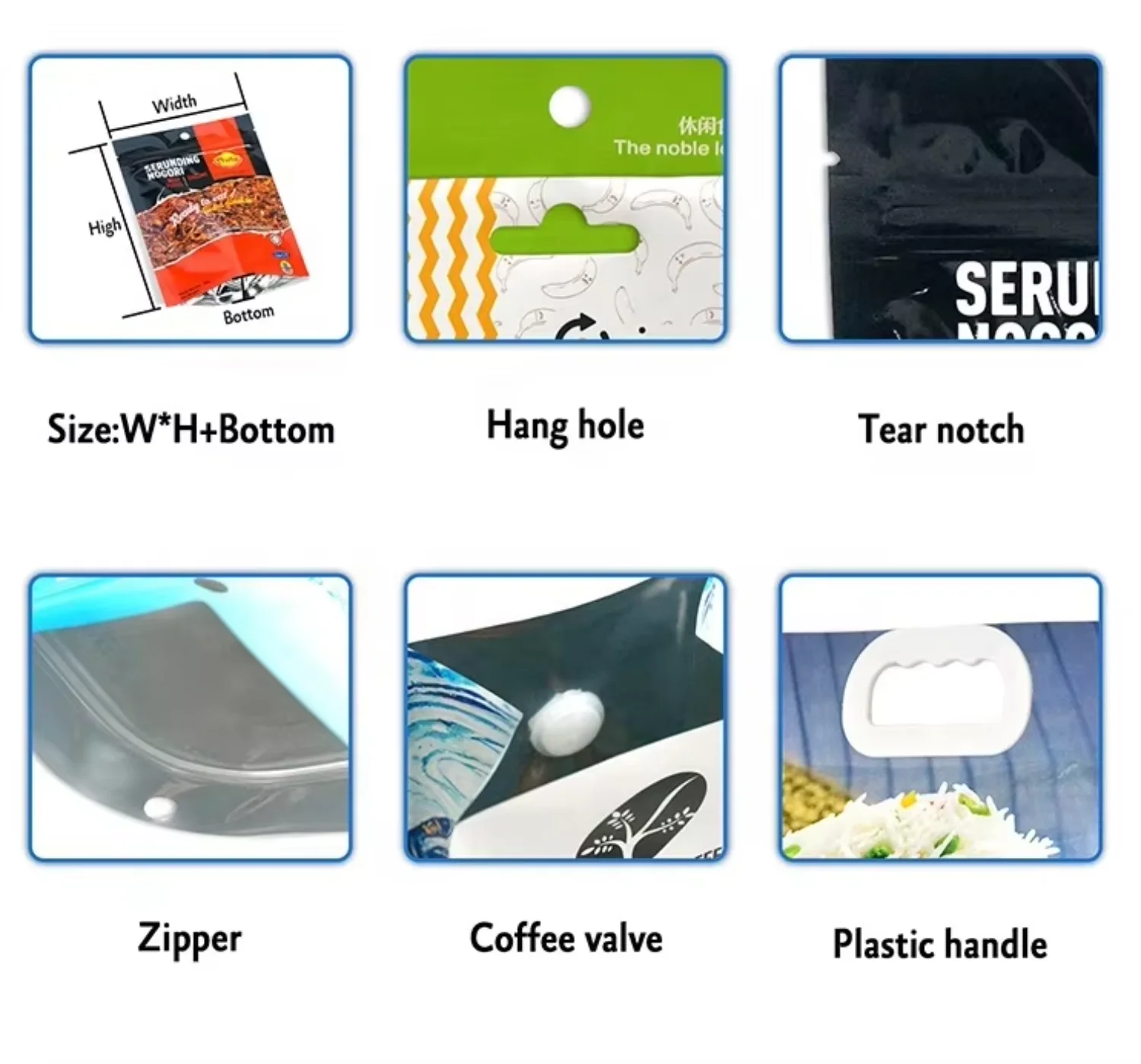 Custom Printed Plastic Stand up Pouch Doypack Bag for Freeze Ice Pop Popsicle Packaging